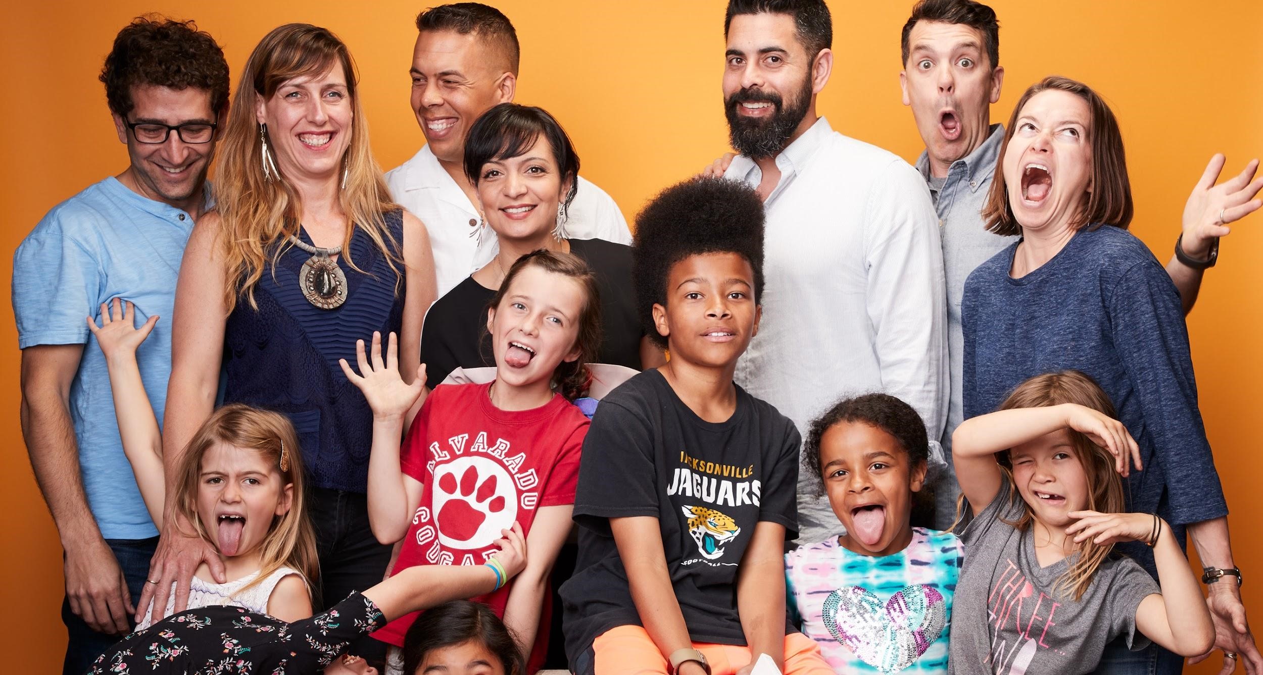 A team photo of Bloom Science alongside their children. 