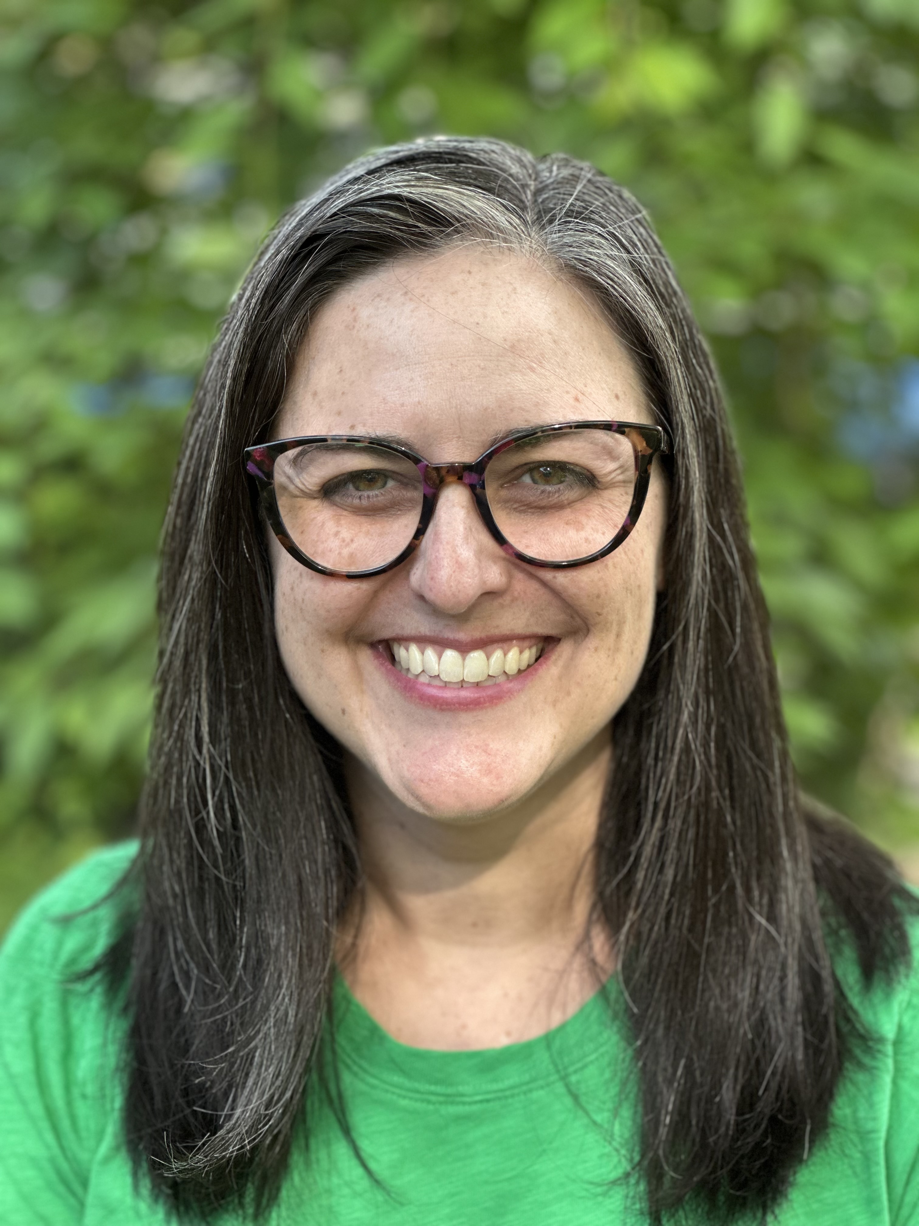 A photo of Catherine Gibson, Power to Decide's Director of Philanthropy. 